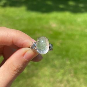 Sterling Silver Clear Quartz Ring